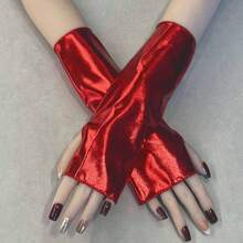 Nail Protection Gloves, Metallic Color UV Protection Gloves - Fingerless UV-Blocking Nail Protection Gloves, Hand Protection Products That Block UV Rays, Suitable For Nail Art Lamps And Sun Protection, Suitable For Use In Salons And At Home. - Multicolor - View 5