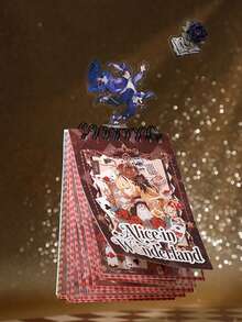 JotBox Alice In Wonderland Fairy Tale PET Sticker Book, Dreamy Wonderland Atmosphere Collage Decoration Creative Sticker Material - Alice's Journey - View 2
