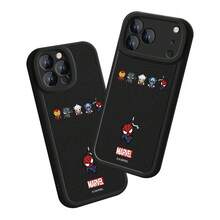 Miniso Marvel Black Panther, Spider-Man, Iron Man, Captain America, Thor Phone Cases Are Compatible With IPhone 17 Pro Max/17 Pro/Air/16 Pro Max/15 Plus/14/13/IP 17/15 Pro/12 Pro/11/16 Plus. These Drop-Proof And Scratch-Resistant Protective Cases Are Compatible With Apple Devices. - Black - View 4