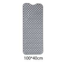 Extra Large Bath Mat Non Slip Bathtub Anti Mold Strong Suction Rubber Shower Mat - Grey - View 2