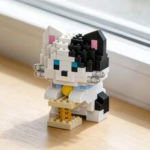 12pcs Micro Particle Cute Cat Desktop Decor/ABS Material/Finger Tip Cute Toy! Mini Cat Building Blocks, Heal Your Desk Time/Office/Desk Essential! Mini Cat Building Blocks, Stress Relief & Versatile/Suitable As Warm Gift For Family, Friends, Couples - Multicolor - View 5