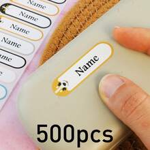 Pegatinas personalizadas, etiquetas de nombre con icono de océano personalizadas, adecuadas para planificadores y escritorios, pegatinas personalizadas, juego de calcomanías coloridas, adecuadas para niñas y niños, regalo personalizado - Estilo B - Ver 9