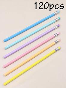 6/30/60/120/240pcs Custom Engraved Name/Text Pencils, Personalized Sketch Pencils, Customized Name Bulk Pencils, Customizable Golf Pencils With Erasers, Back To School, Student Gift, Daily Affirmations - Style 2 - View 16