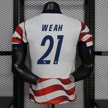 2026 World Cup USA National Team Jersey, Short Sleeve Football Fan & Player Edition - 美國主場#21 - 查看 1