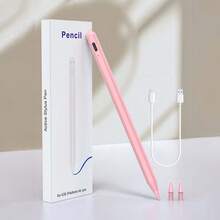 相容 iPad 的觸控筆，支援手掌防誤觸與傾斜感應，90mAh 電池，相容 iPad 第 10 代 10.9 2022、Air4/5/6/M4、A16 第 11 代 2025、Air11&13 吋 (M3/M2)、Pro 11/12.9 吋 - 粉紅色 - 粉色 - 查看 9