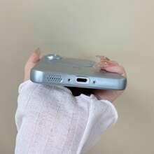 磁吸相容 Galaxy A57 A37 A56 A36 A27 A26 A16 A17 A06 A07 S25 FE S26 手機殼 [內建相機鏡頭保護蓋] 纖薄軟矽膠防震防摔金屬光澤軟殼，適用 S26 Ultra S25 Ultra S24 Ultra - 遠峰藍 - 查看 7