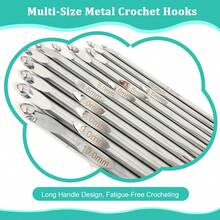 Circular Knitting Needle Set, Gold-Plated Interchangeable Knitting Needles + Extension Cables And Accessories, With Storage Bag, For DIY Knitting Crafts, Suitable For DIY Sewing Knitting Scarves, Hats And Other DIY Projects - Crochet Set - View 8