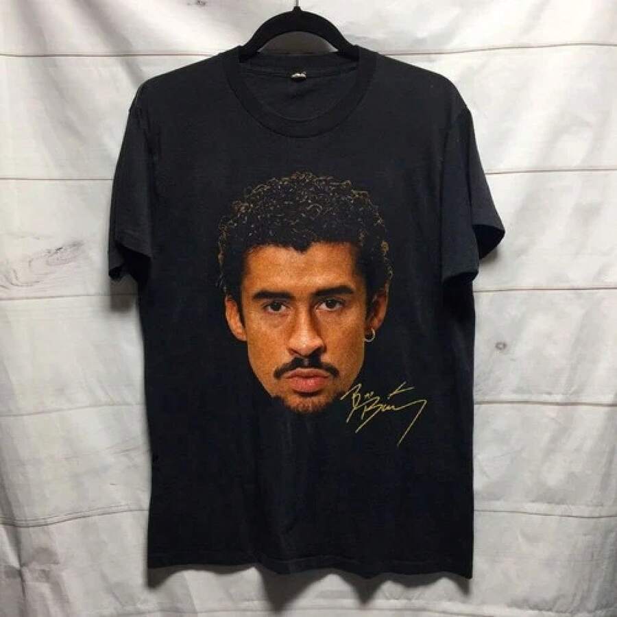 Camiseta unisex vintage de  con estampado clásico de manga corta - Negro - Ver 1