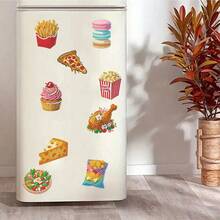 20pcs Diamond Painting Magnets Set, Diamond Art Magnets, Refrigerator Magnetic Stickers, Suitable For DIY Crafts, 5D Rhinestone Gem Art Painting Kit, Suitable For Adults And Beginners (Food Series) - View 10