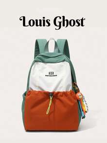 Mochila ligera. Disponible en cinco colores, cubre perfectamente tu trayecto diario, viajes al campus y salidas de fin de semana. El diseño de bolsillo pequeño con cordón en la parte delantera añade profundidad visual y hace que sea conveniente acceder rápidamente a artículos pequeños como teléfonos y llaves. - Multicolor - Ver 13