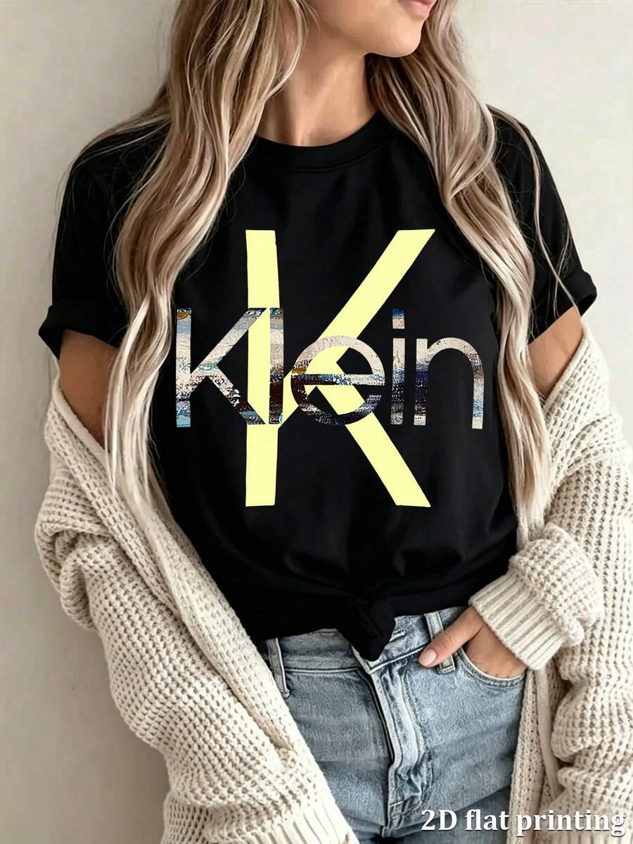 Women T-Shirts - 黑色 - 查看 1