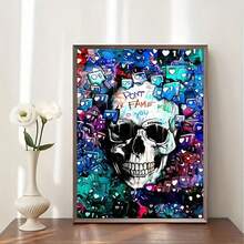 Kit de peinture de diamant 5D DIY, ensemble d'art de diamant adapté aux débutants, décoration murale de maison en diamant rond complet, cadeau d'anniversaire de vacances, œuvre d'art exquise, œuvre d'art exquise anti-stress, kit de peinture de diamant - diamant rond - Voir 2