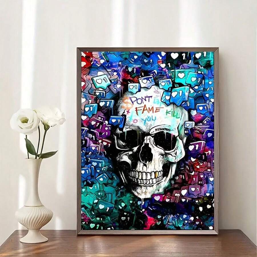 Kit de peinture de diamant 5D DIY, ensemble d'art de diamant adapté aux débutants, décoration murale de maison en diamant rond complet, cadeau d'anniversaire de vacances, œuvre d'art exquise, œuvre d'art exquise anti-stress, kit de peinture de diamant