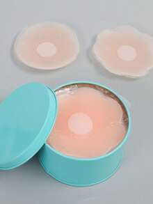 2/10/12pcs Women's Invisible Silicone Breast Lift Pads, Reusable Self-Adhesive Lift Stickers For Backless & Strapless Outfits - Multicolor - View 12