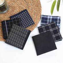 3pcs/1set Men's Handkerchiefs - Elegant Plaid Design, Soft, Absorbent And Breathable, Suitable For Weddings, Outdoor And Formal Occasions - Multiple Colors Available, Father's Day Gift, Unisex - Multicolor - View 7