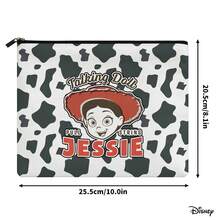 Disney Toy Story Jessie Canvas Organizer Pouch, Playful Western Cowgirl Design, Versatile Bag For Daily Makeup & Toiletries - 10 X 8.1 Inches - View 5