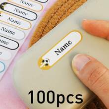 Pegatinas personalizadas, etiquetas de nombre con icono de océano personalizadas, adecuadas para planificadores y escritorios, pegatinas personalizadas, juego de calcomanías coloridas, adecuadas para niñas y niños, regalo personalizado - Estilo B - Ver 10