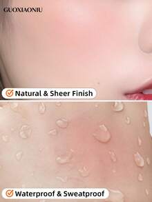 GUOXIAONIU Bálsamo de maquillaje multiusos 3 en 1, rubor en crema, sombra de ojos y lodo labial, tono nude construible - #Rojo Baya - Ver 5
