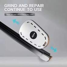 Car Windshield Repair Tools, Wiper Blade Repair Kit, Sandpaper Polishing Cleaner, Cutter, Repair Accessories - A - View 5