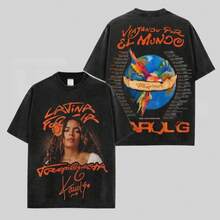 Camiseta del Concierto  Viajando Por El Mundo Tropitour 2026 - Estilo - Ver 1