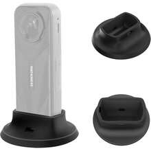 矽膠支架底座 適用於 Insta360 X5/X4，升級版防滑桌面相機安裝底座，柔軟便攜式穩定器支架適配器，360 行動相機配件 - 查看 2