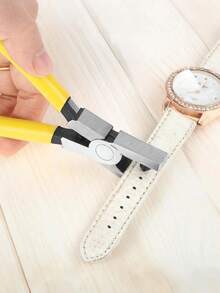 1pc/2pcs (Puncher + Steel File) Leather Punching Tool, Multi-Function Leather Punching Tool, 2.0mm Universal Leather Puncher, Suitable For Watch Bands, Belts, Shoelaces, Unisex Handheld Punching Tool, Suitable For Thin Belts, Dog Collars, DIY Home Use - Multiple Styles - View 9
