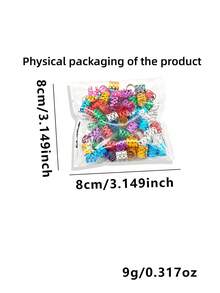 100pcs Multi-Color Hair Accessories Set, Suitable For Braids And Dreadlocks, Includes Beads, Hair Ties, Clips And Adjustable Metal Headbands - Multicolor - View 8