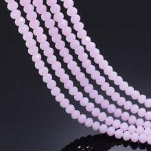 3/4/6/8mm 透明粉色仿玉奧地利玻璃水晶珠,適用於DIY珠寶製作手鍊、耳環、項鍊、手工藝品和配件,優雅珠子與珠子組合,表面光滑,串珠材料,時尚愛好者的必備品 - 粉紅玉 - 查看 5