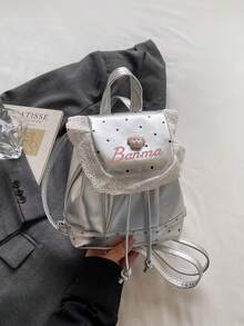 Polka Dot Fresh Style Backpack New Niche Design Sweet Ruffle Fashion Minimalist Backpack - Multicolor - View 6