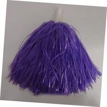 1pc Cheerleading Spirit Plastic Pom Pom With Handle, Team Party Dance Pom Pom, Cheerleading Pom Pom, Cheerleading Supplies - Multicolor - View 8