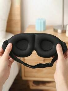 1/2/4入 3D 輪廓睡眠眼罩 無鼻樑設計 可調節頭帶 適合不同頭型 男女通用 遮光 適用於夜班、旅行、瑜珈、小睡 黑色 臥室、旅行、辦公室、學校 開學用品 (隨機顏色) - 彩色 - 查看 6