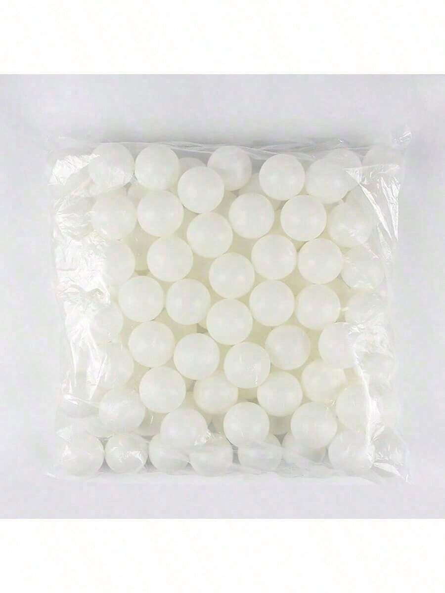 5/10/20/50pcs 40mm Matte Ping Pong Balls, PP Material, Anti-Rust, Suitable For Adult Practice And Entertainment, Yellow And White - Multicolor - View 1