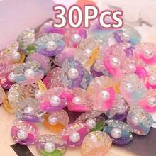 1/5/10/20/30 Pezzi Mini Conchiglie Luminose, Accessori Decorativi Fai-da-Te, Accessori per Allestimento di Scene di Festa, Decorazione per Camera e Scrivania, Ornamenti da Collezionare, Regali Ideali per Amici, Genitori, Coppie e Omaggi per Festival - Multicolore - Visualizzare 9