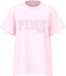 Camiseta de algodón de talla grande para mujer de  Pink (tallas XS - XL) - Estilo - Ver 1