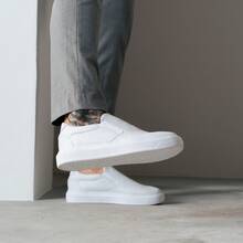 Father's Day Slip On Easy Fit Men's Classic Simple Fashion Comfortable Elegant Lightweight Sophisticated Combines With Jeans Bermuda Casual Tailoring - 白色 - 查看 7