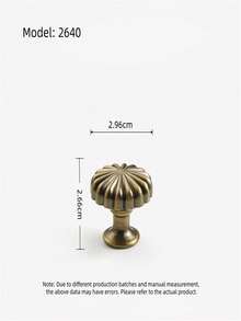 1pc Antique Style Embedded Metal Handle, Suitable For Drawers, Cabinets, Trash Cans, Comes With Installation Hardware, Painted Surface Finish, Suitable For Home Furniture - Bronze - View 35