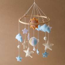 Baby Toys, Baby Mobile Crib, Handmade Crib Mobile, Rich And Interesting Animal Themed Toys, Educational, Enhance Children's Hand-Eye Coordination, Suitable For Children's Room Decoration, Best Gift For Parent-Child Interaction, Birthday Gift, Christmas Gift - Multicolor - View 9
