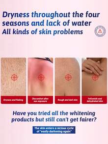 Vaseline 凡士林健康光澤精華乳液：14天淡化黑斑、消除暗沉；70倍光澤淡斑身體乳液：淡化黑斑；4D玻尿酸 + 穀胱甘肽雙效精華：抗氧化修復；旅行禮物 - Whitening & Brightening - 查看 2