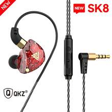 原装 QKZ AK6 Pro EDX Pro 单动圈单元 HiFi 低音入耳式耳机，带麦克风，3.5mm 立体声降噪运动耳机，ZST X 双动圈单元 - 紫色 - 查看 20