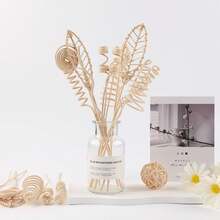 Incense Stick Flameless Incense Stick Rattan Plant Volatilization Stick Deodorant Toilet Water Perfume Incense Stick Accessories/Random Styles - Apricot - View 2
