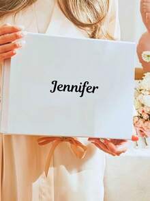 1/3/5pcs Custom Name Decal Stickers, Personalized Name Labels, Waterproof Removable Stickers, Great For Wedding Decorations, Bachelorette Party Favors, Graduation Gifts, Bridal Shower, Birthday, Bridesmaid Gift Bags, Gift Boxes, Customizable Decals. - Multicolor - View 5