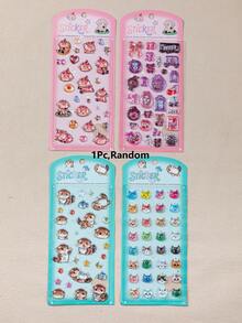 Colorful 3D Epoxy Resin Stickers - Cute Animals - Waterproof, Reusable, Repositionable, Self-Adhesive, High-Quality Resin - Perfect For Decorating Smartphones, Phone Cases, Laptops, Desktop Computers, Tablets, Stationery, Notebooks, Journals - Multiple Colors Available [Style/Packaging Random] - View 8