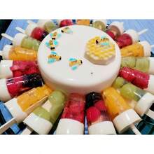 Molde para Gelapaletas de 12 cavidades, molde para Gelapaletas, bandeja para moldes de paletas de 50 ml, molde de gelatina congelada de plstico, fabricado en Mxico - plástico transparente - Ver 4