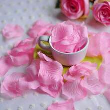 5000pcs Romantic Style Non-Woven Artificial Rose Petals, Handmade Scattered Petals, Suitable For Proposal Party, Valentine's Day Decoration, Wedding Decoration, Room Decoration, Anniversary Decoration, Mother's Day Decoration, Graduation Party Decoration, Home Decoration, Scene Decoration - Multicolor - View 7