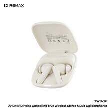 REMAX TWS-26藍牙耳機，ANC+ENC降噪，立體質感，12mm動圈，長續航，支援同時連接2台設備，舒適佩戴，附贈一套耳帽套 - 查看 9