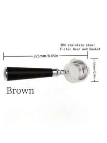 Tay cầm portafilter cà phê không đáy 3 tai 51mm, tương thích với máy pha cà phê Dedica EC680/EC685, tay cầm 51mm có móng, độ dày 5.5mm, phù hợp cho portafilter espresso (bao gồm giỏ lọc), mùa tựu trường - Nhiều màu - Xem 6