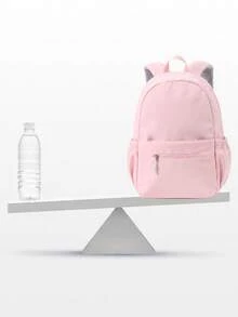CAMEL CROWN Foldable Large Capacity Travel Backpack Short Trip Fitness Storage Bag - Fantasy Pink - View 3