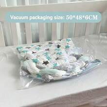 1pc Braided Edge Portable Baby Nest Bed, All-In-One Encrypted Mosquito Net Baby Bed, Foldable Newborn Soothing Sleeping Pad, Summer Mosquito-Proof Baby Bedside Crib - Multicolor - View 10