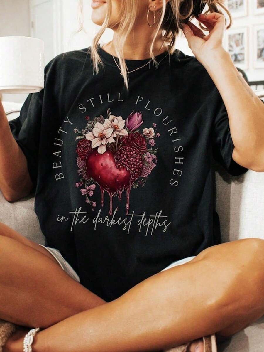1 Retro Goddess T-Shirt, Greek Mythology T-Shirt, Mythology T-Shirt, Funny Black T-Shirt For Book Lovers, 180g 100% Cotton. - 黑色 4 - 查看 1