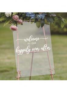 1pc Wedding Theme Window Sticker - Ideal For Window Decoration, Wedding Ceremony And Banquet Mirror Decor - One Size Fits All - View 7